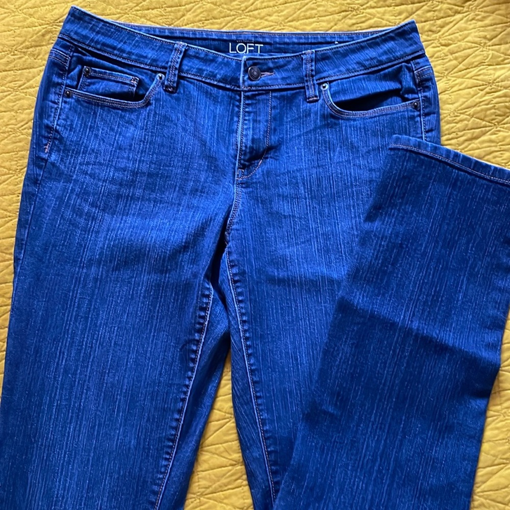 Loft Modern Straight Leg Jeans